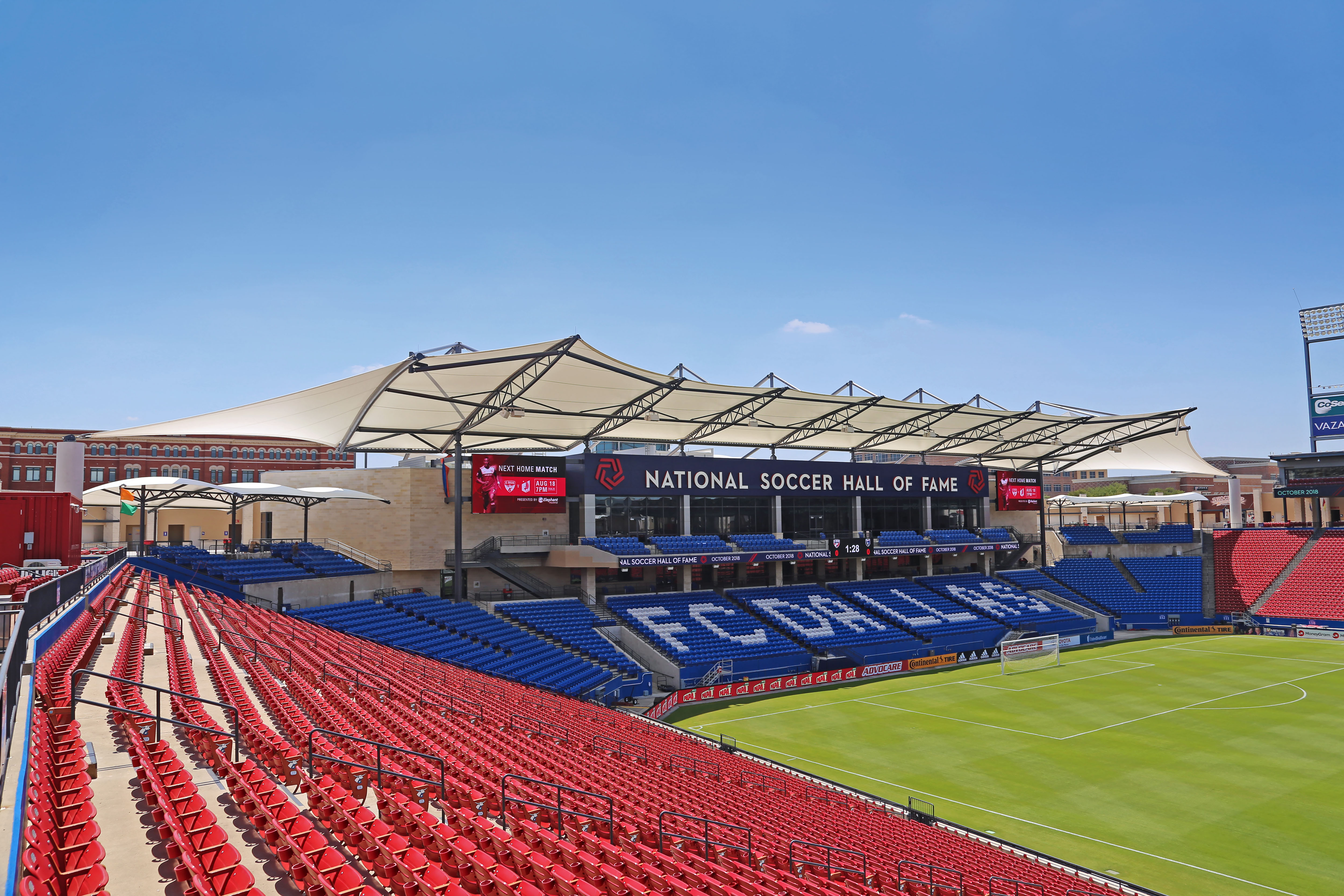 FabriTec Structures Completes Tensile Membrane Structures At Toyota Stadium